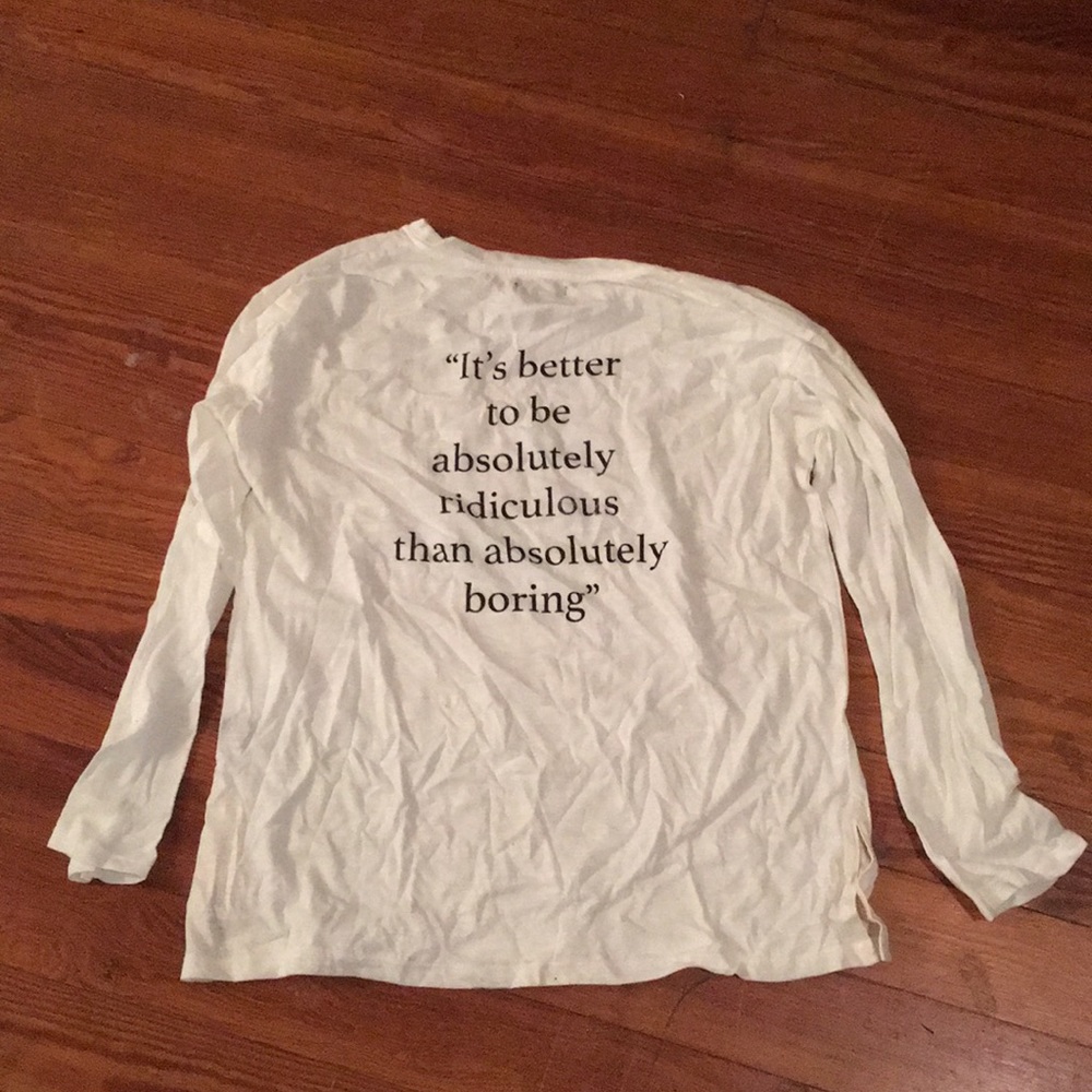 White Quote Tee